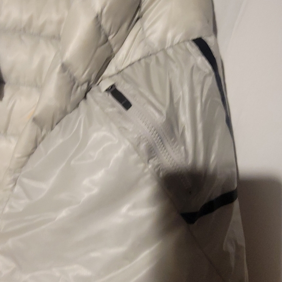 Mens Adidas Terrex Metal Gray Hike Bomber Down Jacket Size XL - Picture 4 of 8